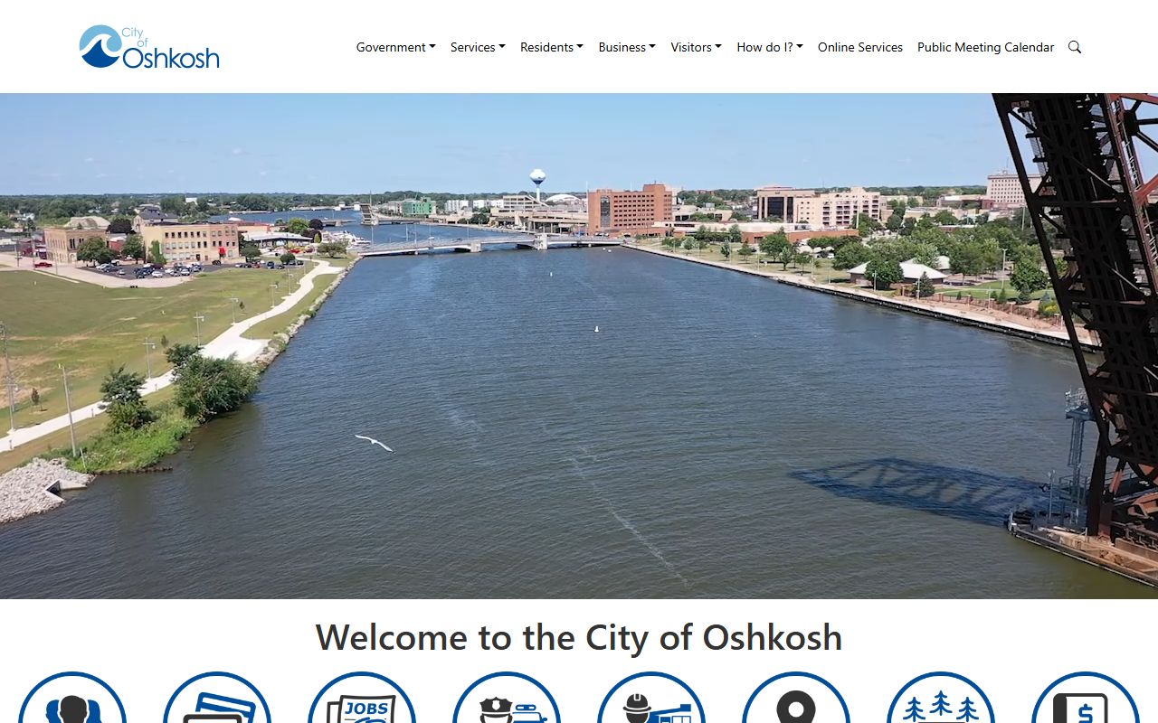 Oshkosh Criminal History municipal court page