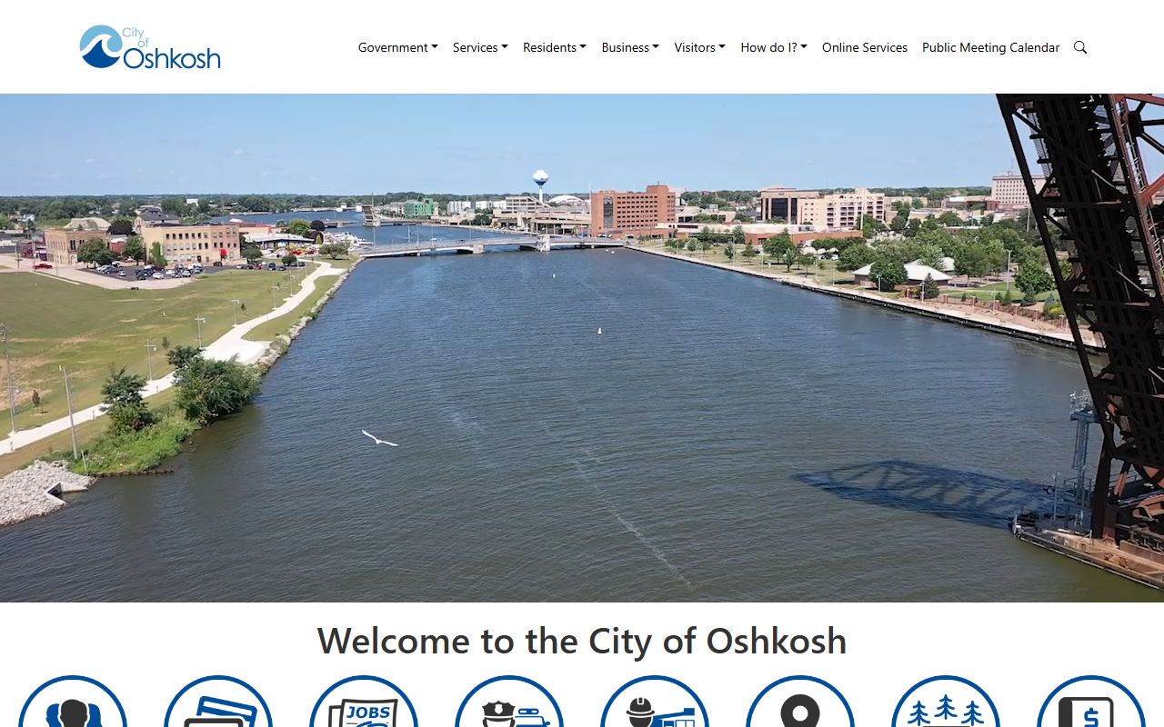 Oshkosh Criminal History police department page